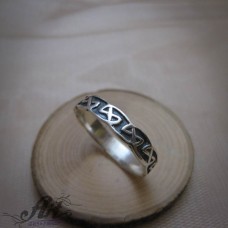 Мъжки сребърен пръстен R-1036